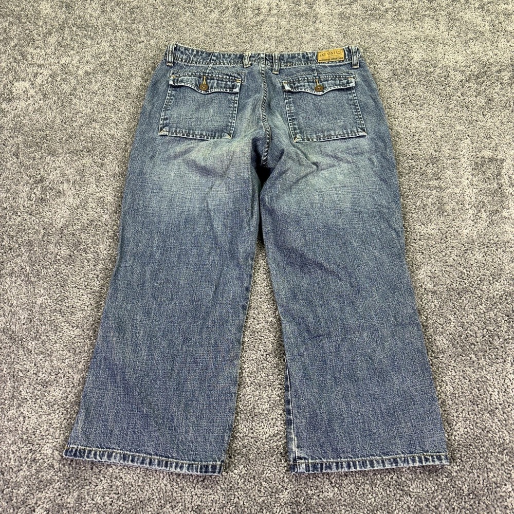 BKE Jeans Womens 31 Blue Sunset Capri Crop Denim Medium Wash Casual Logo City - Picture 2 of 10